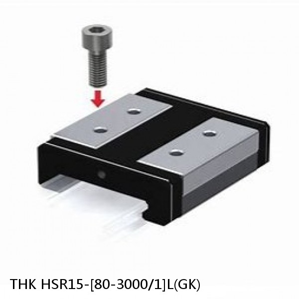 HSR15-[80-3000/1]L(GK) THK Linear Guide (Rail Only) Standard Grade Interchangeable HSR Series
