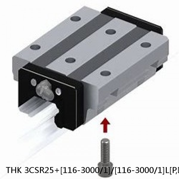 3CSR25+[116-3000/1]/[116-3000/1]L[P,​SP,​UP] THK Cross-Rail Guide Block Set