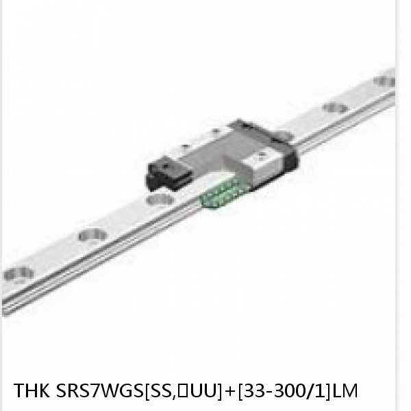 SRS7WGS[SS,​UU]+[33-300/1]LM THK Miniature Linear Guide Full Ball SRS-G Accuracy and Preload Selectable